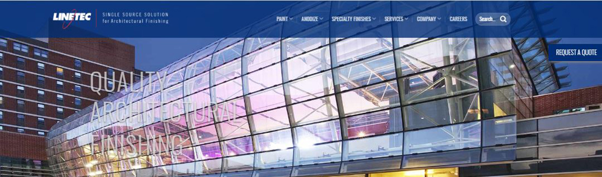 Linetec - new website