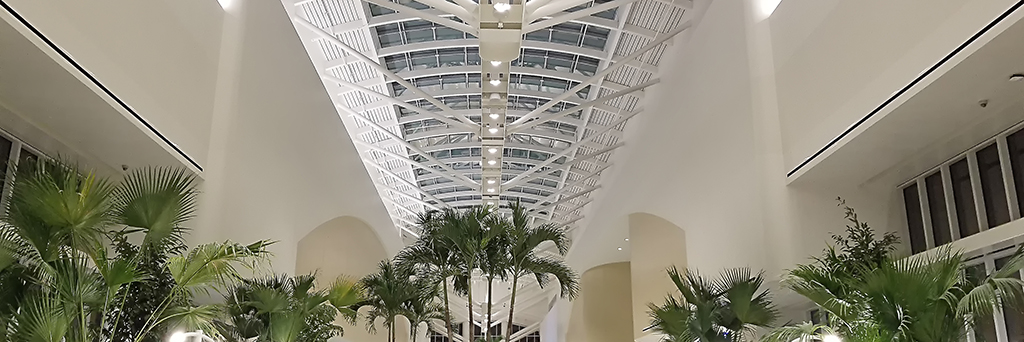Orlando-Airport-Acurlite Structural Skylight finished by Linetec
