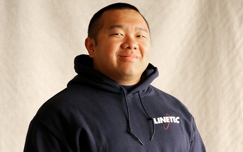 Male Linetec employee portrait.