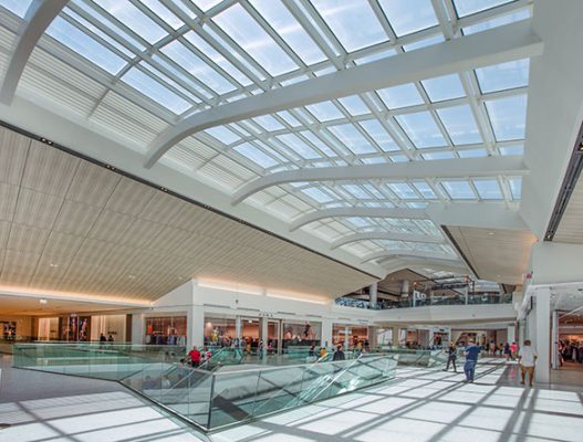 Florida's Aventura Mall's new wing offers sunlit experience thanks to Super  Sky skylight finished by Linetec - Linetec