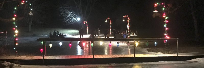 Christmas Lights Ice Rink