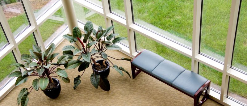 antimicrobial coatings Healthcare-lobby-interior